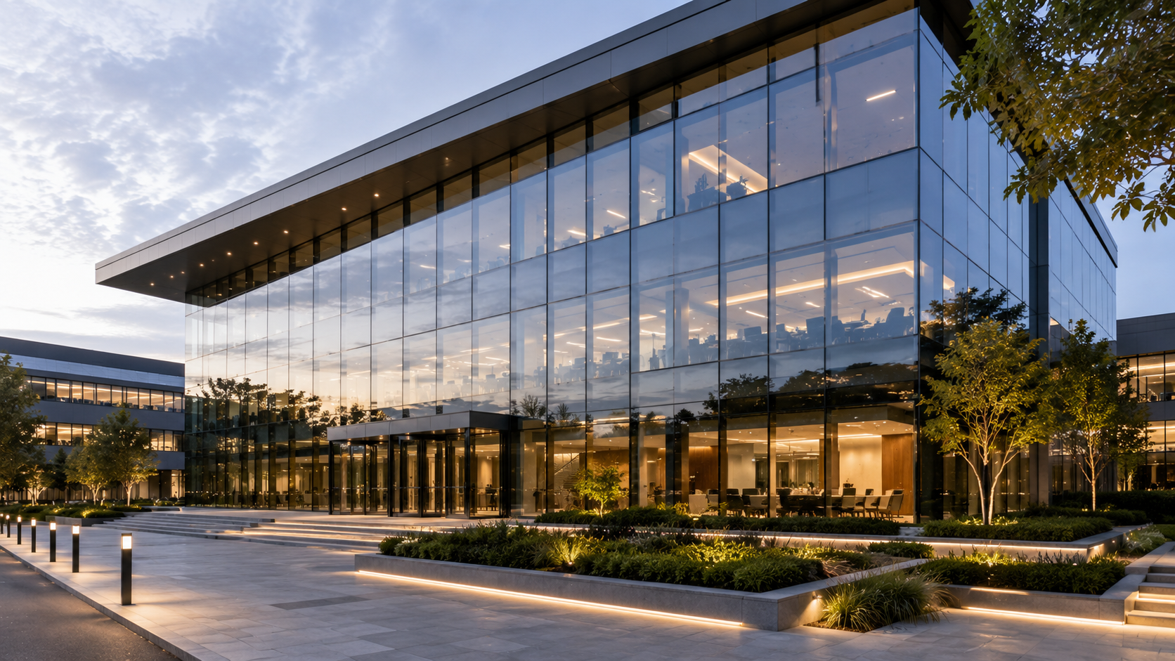 Curtain Wall Glazing in Abu Dhabi - glass and aluminium work variety 21