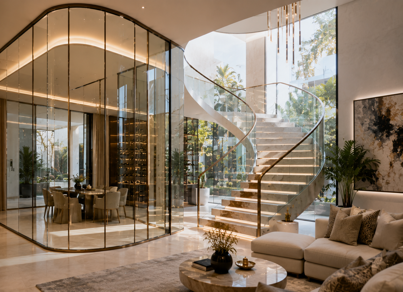 Custom Glass Works in Abu Dhabi - glass and aluminium work variety 30