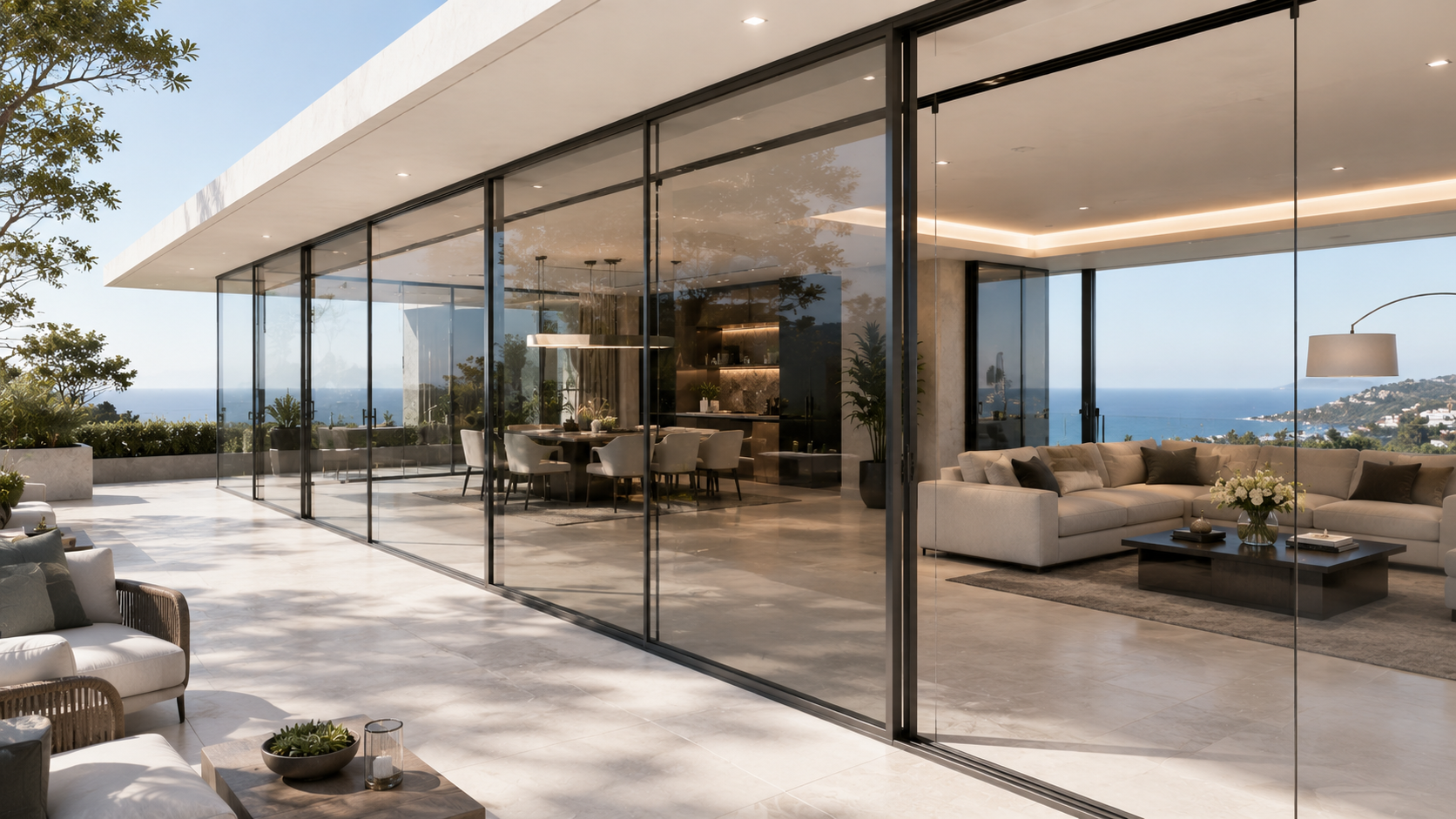 Laminated Glass Installation in Abu Dhabi - glass and aluminium work variety 16
