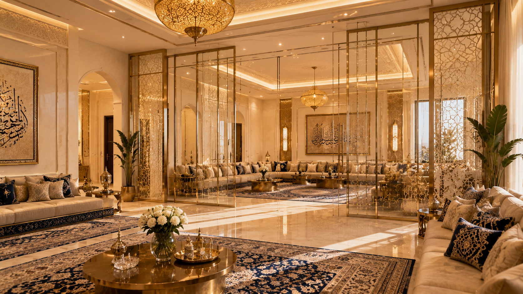 Majlis Glass Partitions in Abu Dhabi - glass and aluminium work variety 27