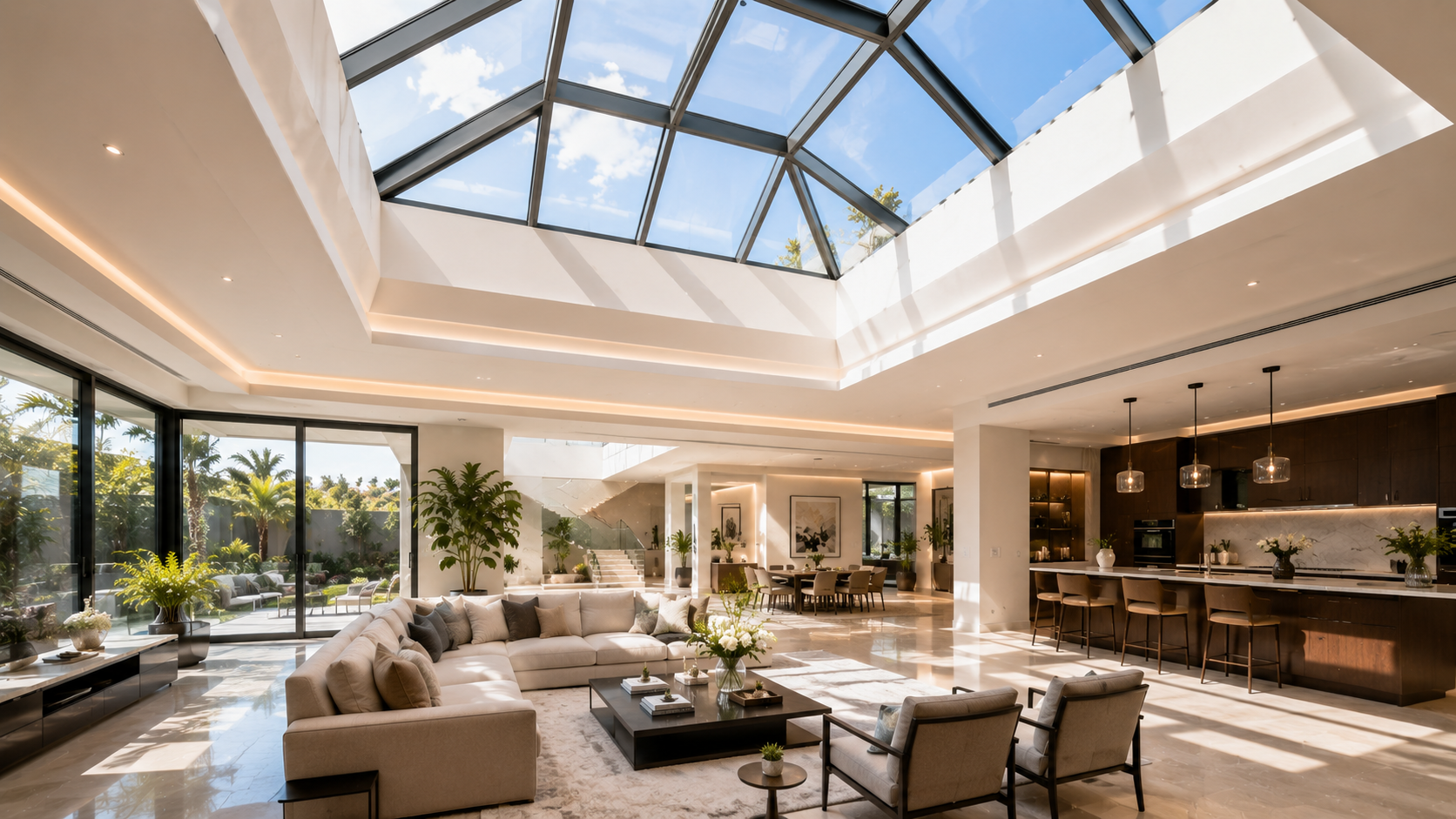 Skylight Glass in Abu Dhabi - glass and aluminium work variety 22